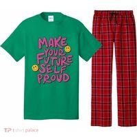 Make Your Future Self Proud Smiley Pajama Set thumb 0
