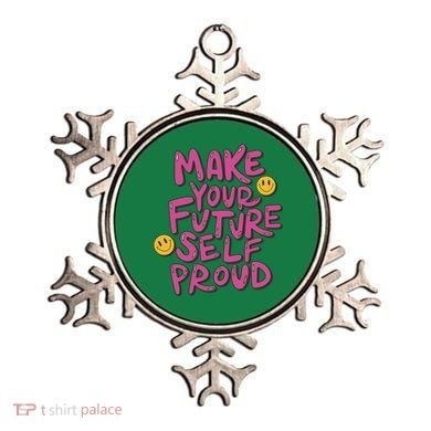 Make Your Future Self Proud Smiley Ornament