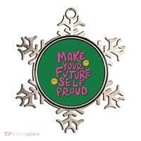Make Your Future Self Proud Smiley Ornament thumb 0
