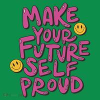 Make Your Future Self Proud Smiley Baby Bodysuit thumb 2