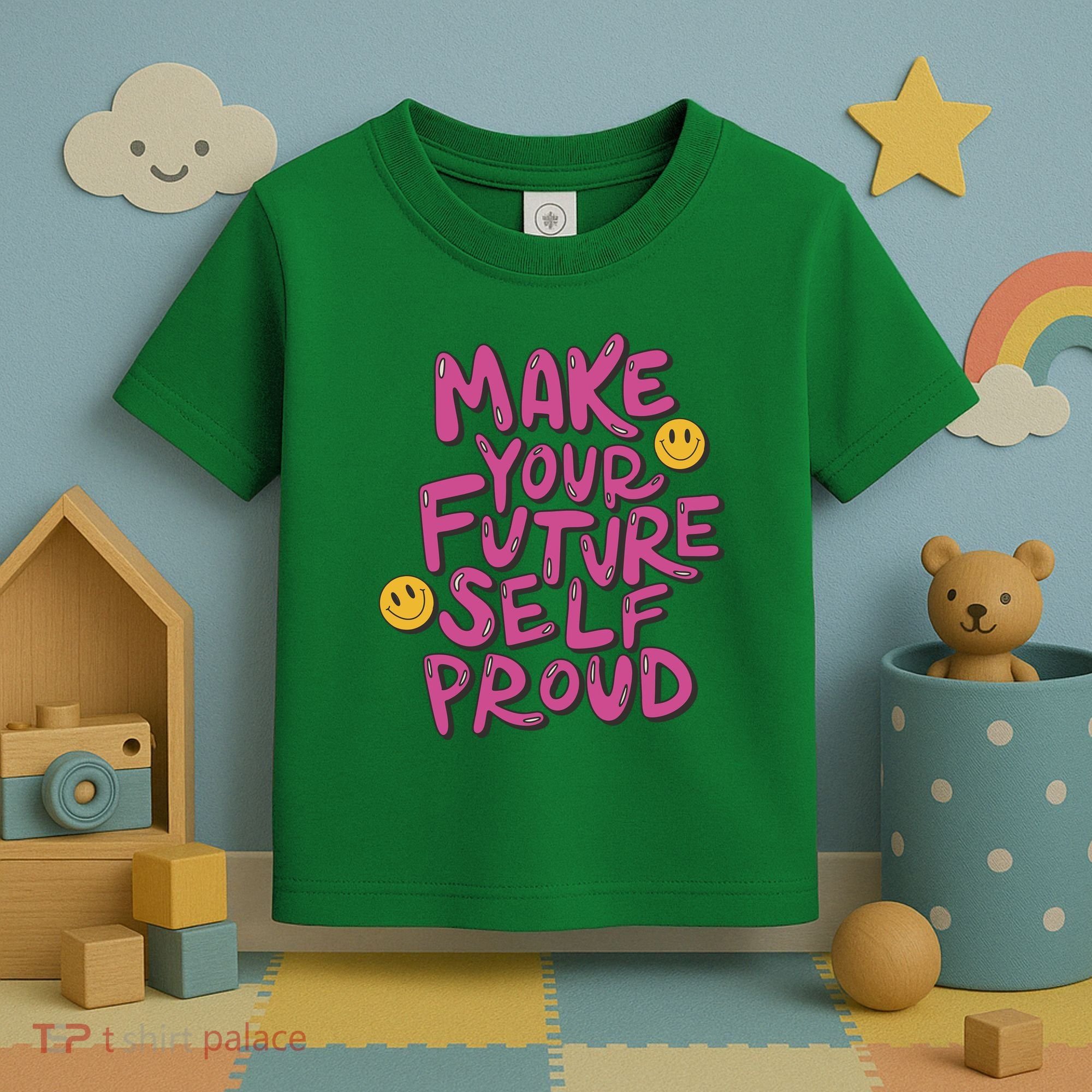 Make Your Future Self Proud Smiley Toddler T-Shirt