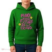 Make Your Future Self Proud Smiley Kids Hoodie thumb 4