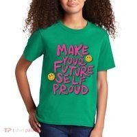 Make Your Future Self Proud Smiley Kids T-Shirt thumb 2