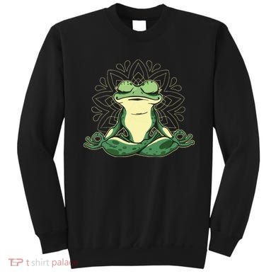 Meditating Yoga Frog Sweatshirt
