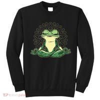 Meditating Yoga Frog Sweatshirt thumb 0