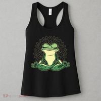 Meditating Yoga Frog Women's Tank Top thumb 3