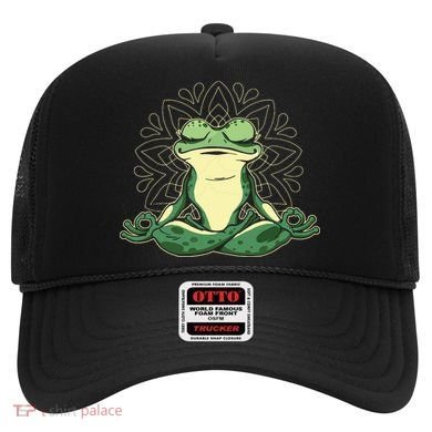 Meditating Yoga Frog Hat