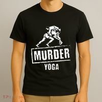 Murder Yoga Fighter Wrestling Gear Wrestling Rules T-Shirt thumb 3