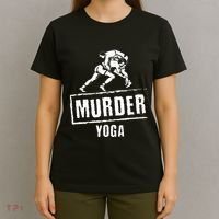 Murder Yoga Fighter Wrestling Gear Wrestling Rules T-Shirt thumb 4