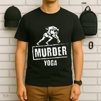 Murder Yoga Fighter Wrestling Gear Wrestling Rules T-Shirt thumb 6
