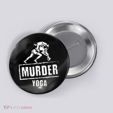 Murder Yoga Fighter Wrestling Gear Wrestling Rules Button