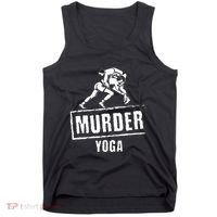 Murder Yoga Fighter Wrestling Gear Wrestling Rules Tank Top thumb 0