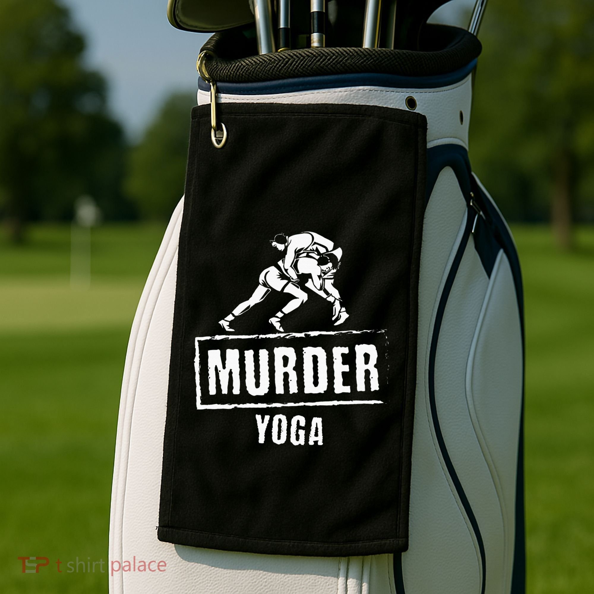 Murder Yoga Fighter Wrestling Gear Wrestling Rules Golf Towel