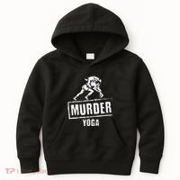 Murder Yoga Fighter Wrestling Gear Wrestling Rules Kids Hoodie thumb 0