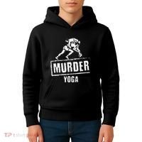Murder Yoga Fighter Wrestling Gear Wrestling Rules Kids Hoodie thumb 4