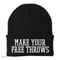 Make Your Free Throws Basketball Team Funny Parlay Betting Beanie thumb 0