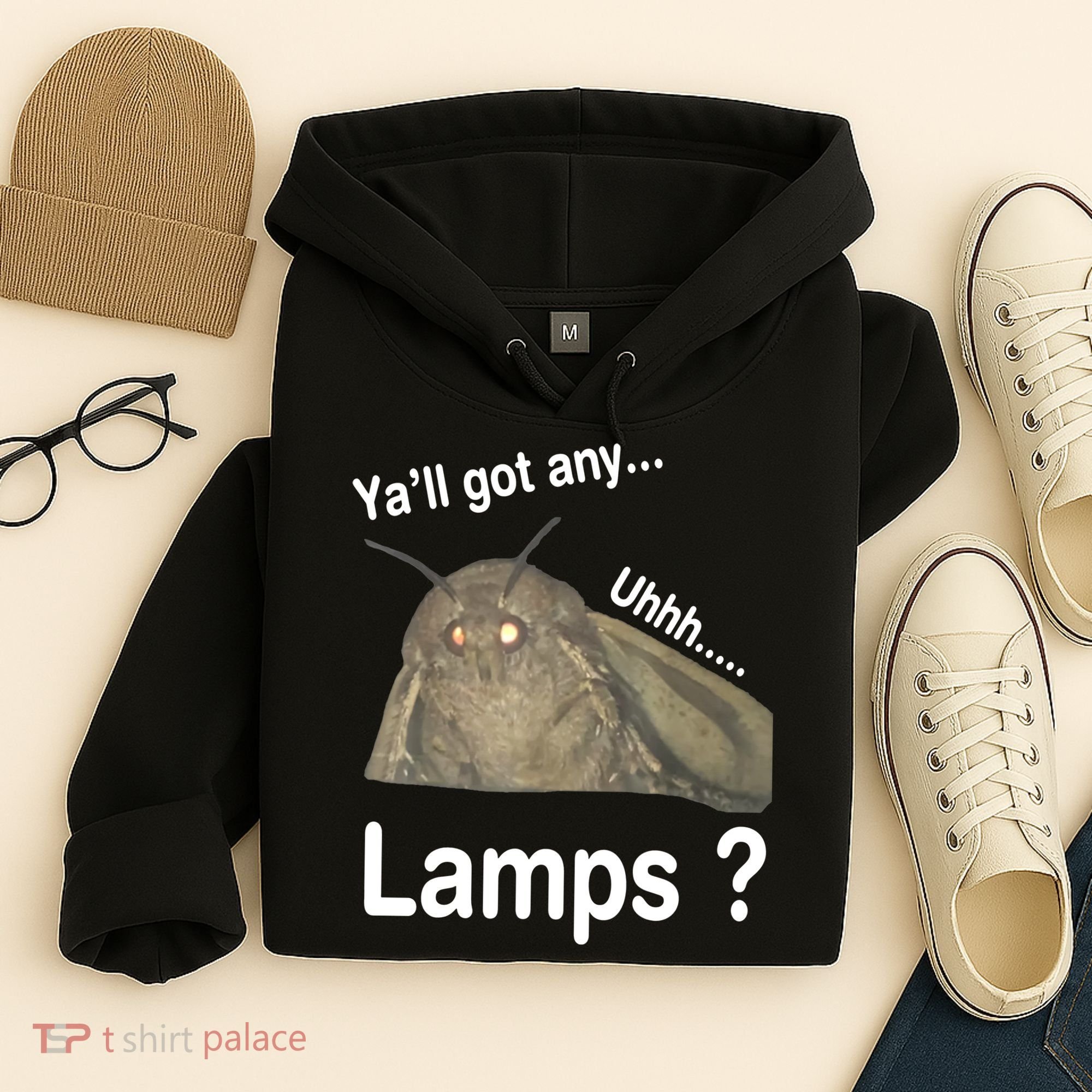 Moth Yall Got Any Lamps? Meme Hoodie