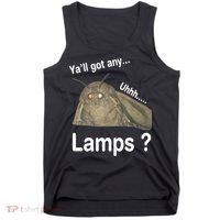 Moth Yall Got Any Lamps? Meme Tank Top thumb 0