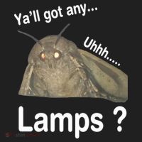 Moth Yall Got Any Lamps? Meme Golf Towel thumb 3
