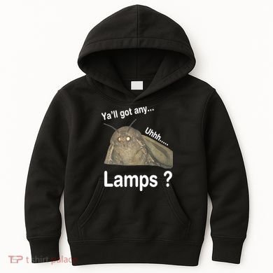 Moth Yall Got Any Lamps? Meme Kids Hoodie