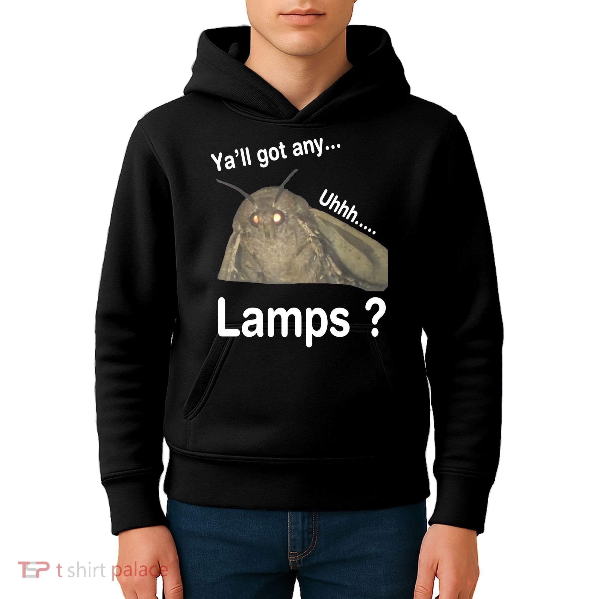 Moth Yall Got Any Lamps? Meme Kids Hoodie