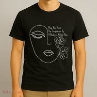 May You Have The Confidence Of A Mediocre White Man Feminist T-Shirt thumb 3