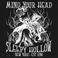Mind Your Head Headless Horseman Est 1790 Headless Horseman Horror Toddler Hoodie thumb 2