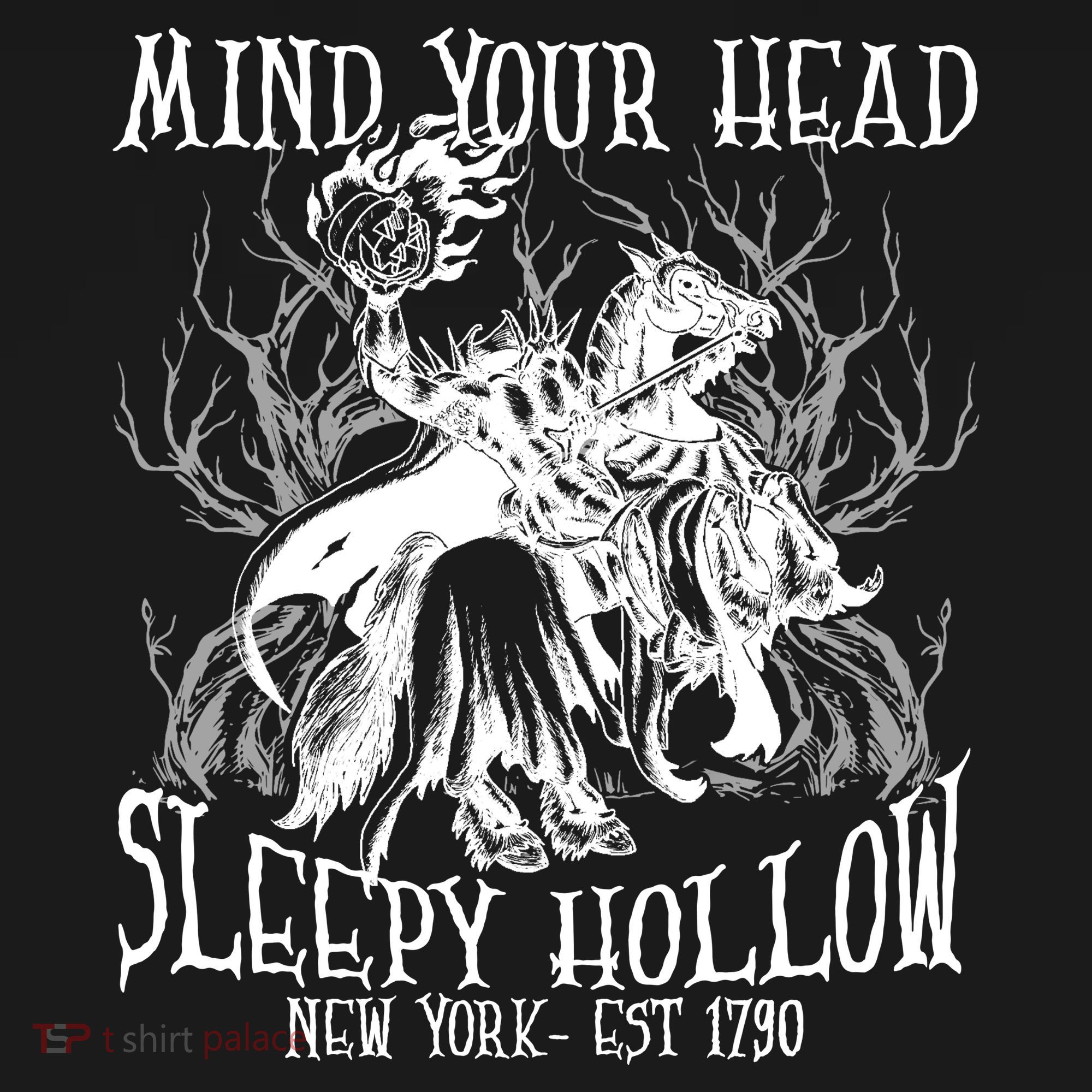 Mind Your Head Headless Horseman Est 1790 Headless Horseman Horror Tote Bag