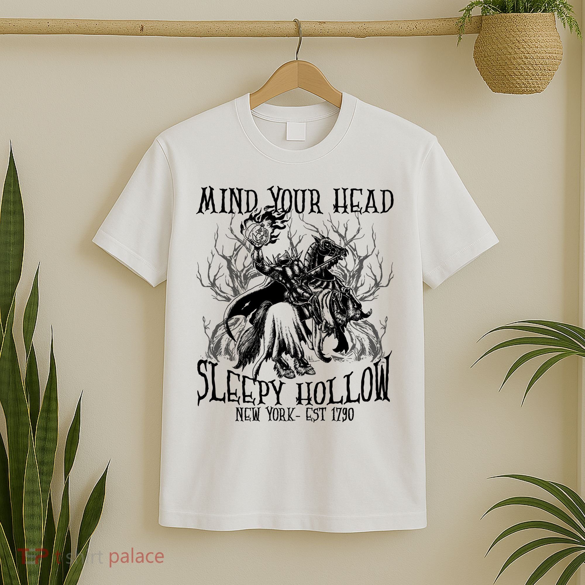 Mind Your Head Headless Horseman Est 1790 Headless Horseman Horror T-Shirt