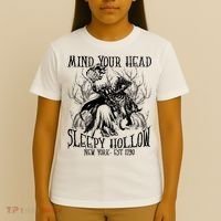 Mind Your Head Headless Horseman Est 1790 Headless Horseman Horror T-Shirt thumb 4