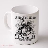 Mind Your Head Headless Horseman Est 1790 Headless Horseman Horror Coffee Mug thumb 0