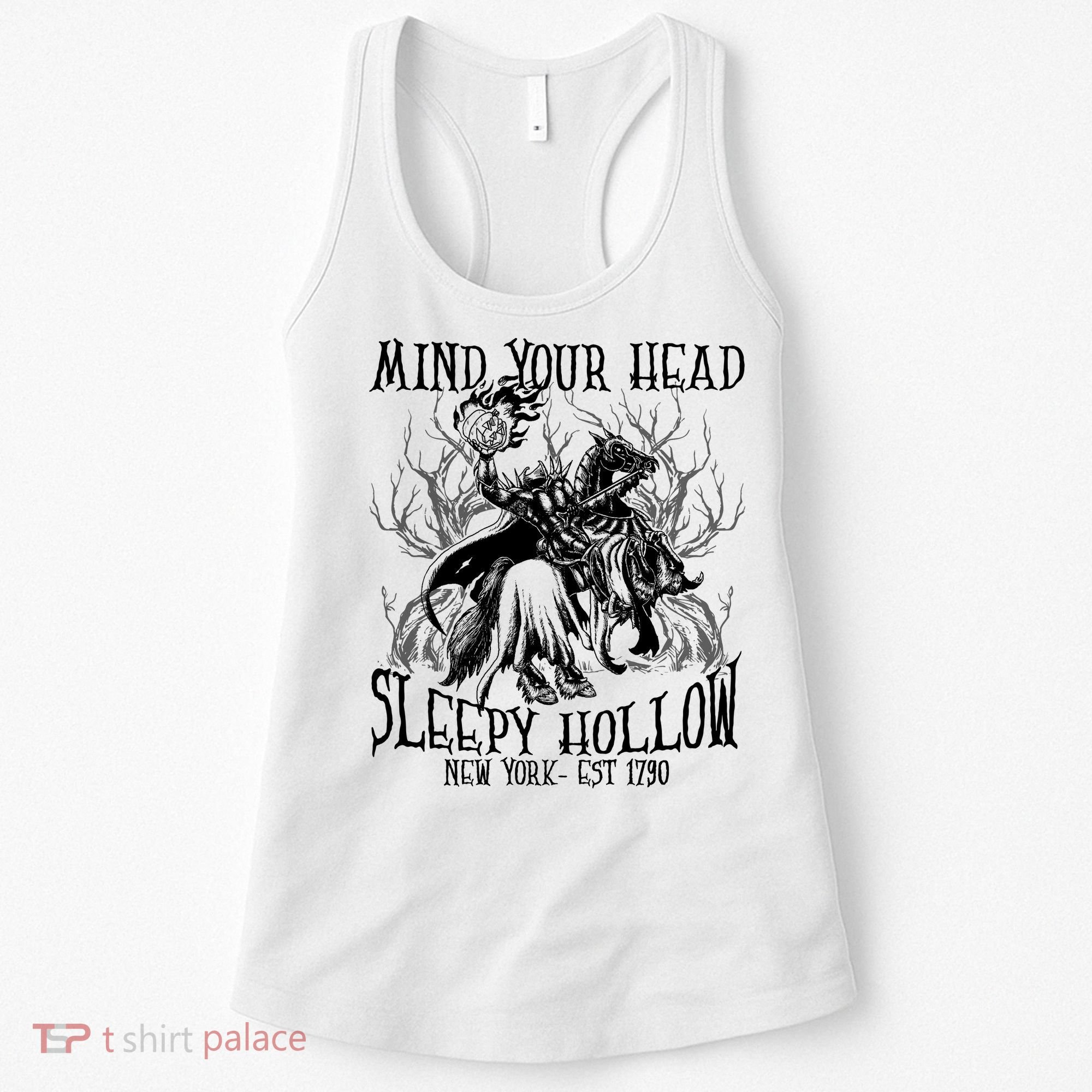 Mind Your Head Headless Horseman Est 1790 Headless Horseman Horror Women's Tank Top