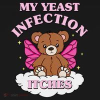 My Yeast Infection Itches Funny Meme Apron thumb 3