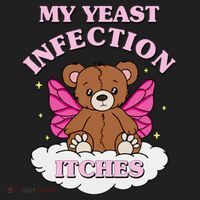 My Yeast Infection Itches Funny Meme Hat thumb 2