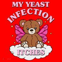 My Yeast Infection Itches Funny Meme Santa Hat thumb 1
