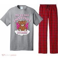 My Yeast Infection Itches Funny Meme Pajama Set thumb 0