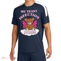 My Yeast Infection Itches Funny Meme Sport-Tek Competitor United Soccer Jersey thumb 0