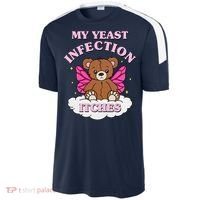 My Yeast Infection Itches Funny Meme Sport-Tek Competitor United Soccer Jersey thumb 2