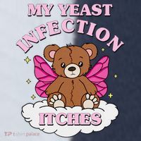 My Yeast Infection Itches Funny Meme Sport-Tek Competitor United Soccer Jersey thumb 4
