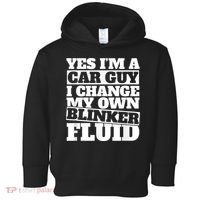 Mens Yes I'm A Car Guy, I Change My Own Blinker Fluid Toddler Hoodie thumb 0