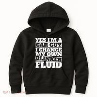 Mens Yes I'm A Car Guy, I Change My Own Blinker Fluid Kids Hoodie thumb 0
