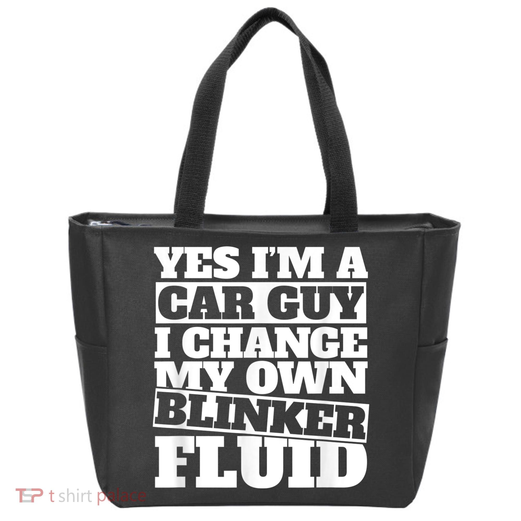 Mens Yes I'm A Car Guy, I Change My Own Blinker Fluid Tote Bag