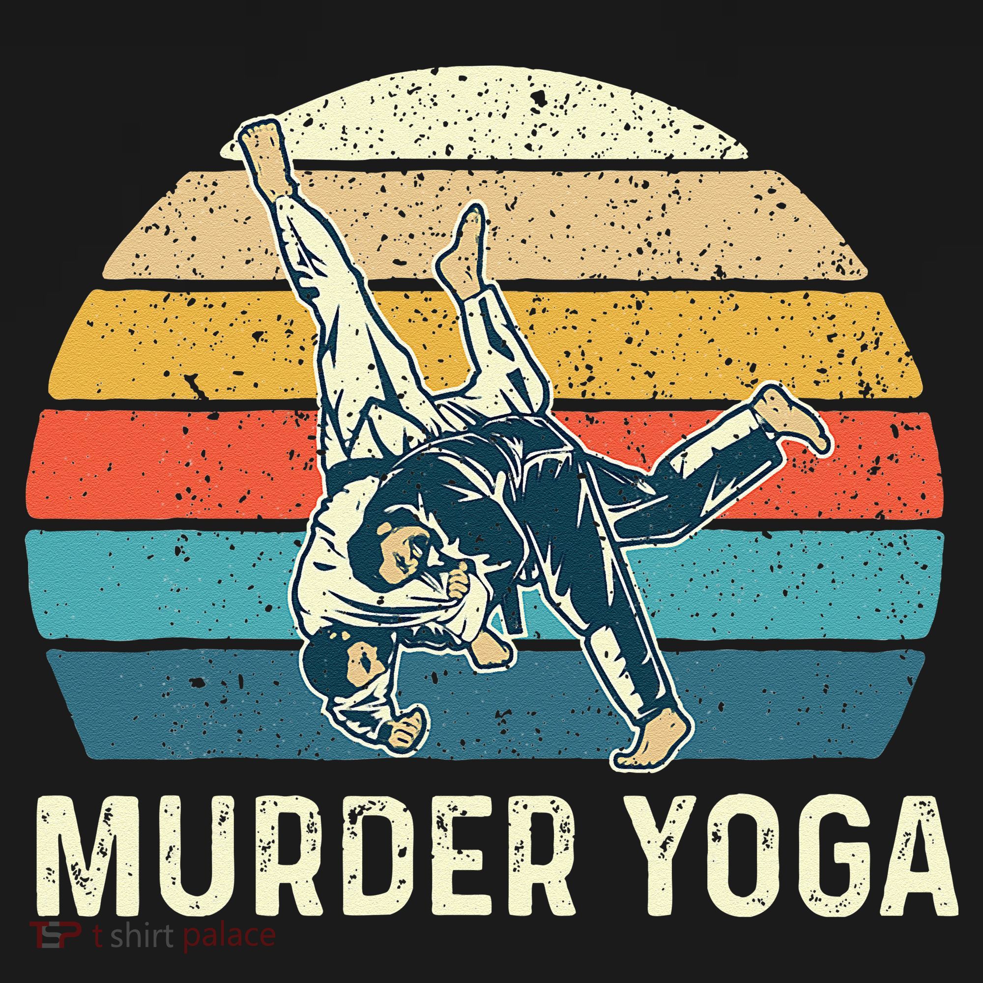 Murder Yoga Jiu Jitsu Grappler Martial Arts Coach BJJ Apron