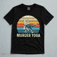 Murder Yoga Jiu Jitsu Grappler Martial Arts Coach BJJ T-Shirt thumb 5