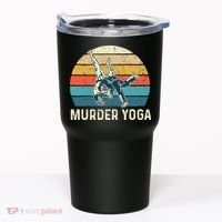 Murder Yoga Jiu Jitsu Grappler Martial Arts Coach BJJ Tumbler thumb 0