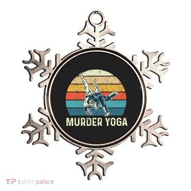 Murder Yoga Jiu Jitsu Grappler Martial Arts Coach BJJ Ornament