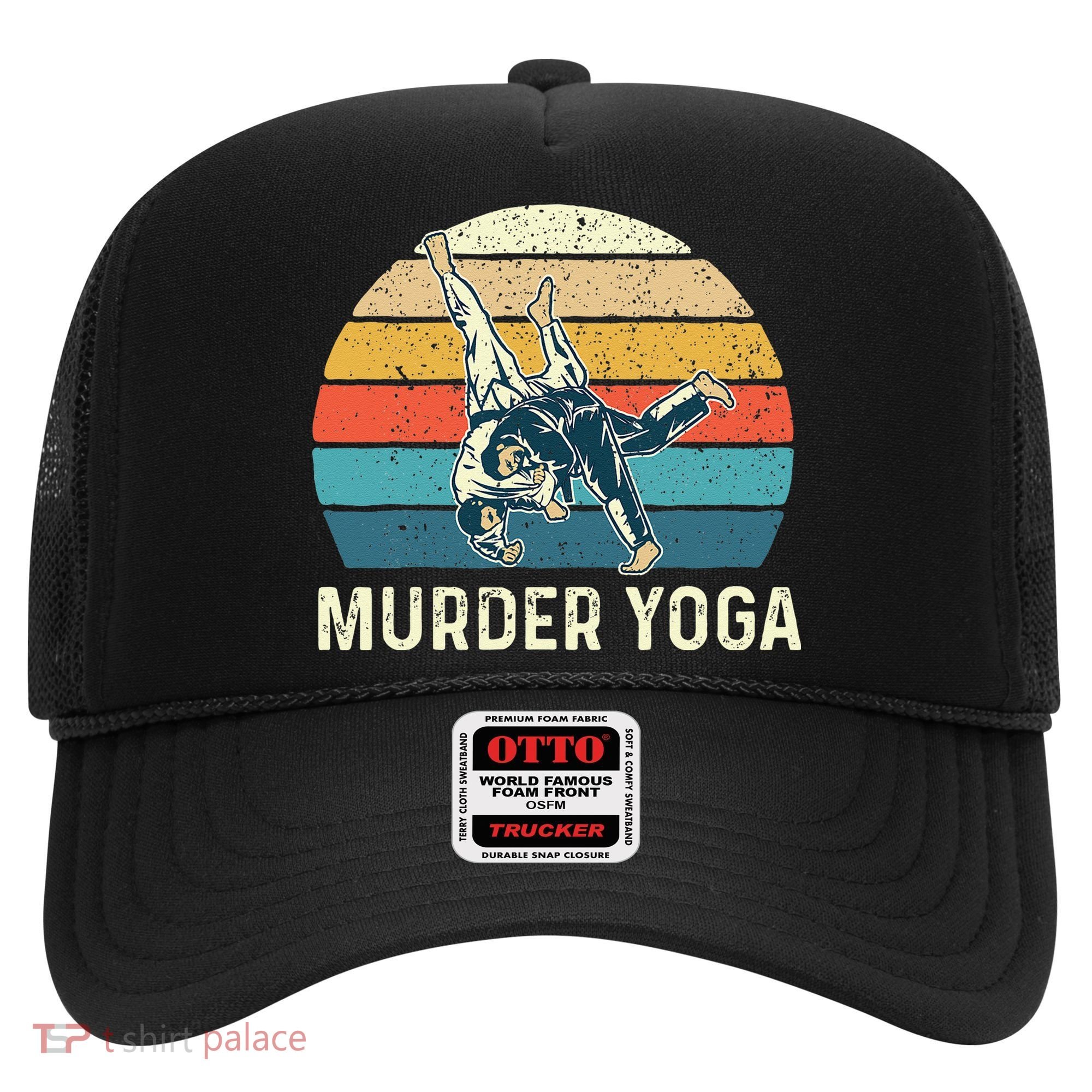 Murder Yoga Jiu Jitsu Grappler Martial Arts Coach BJJ Hat