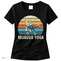 Murder Yoga Jiu Jitsu Grappler Martial Arts Coach BJJ Women's T-Shirt thumb 0