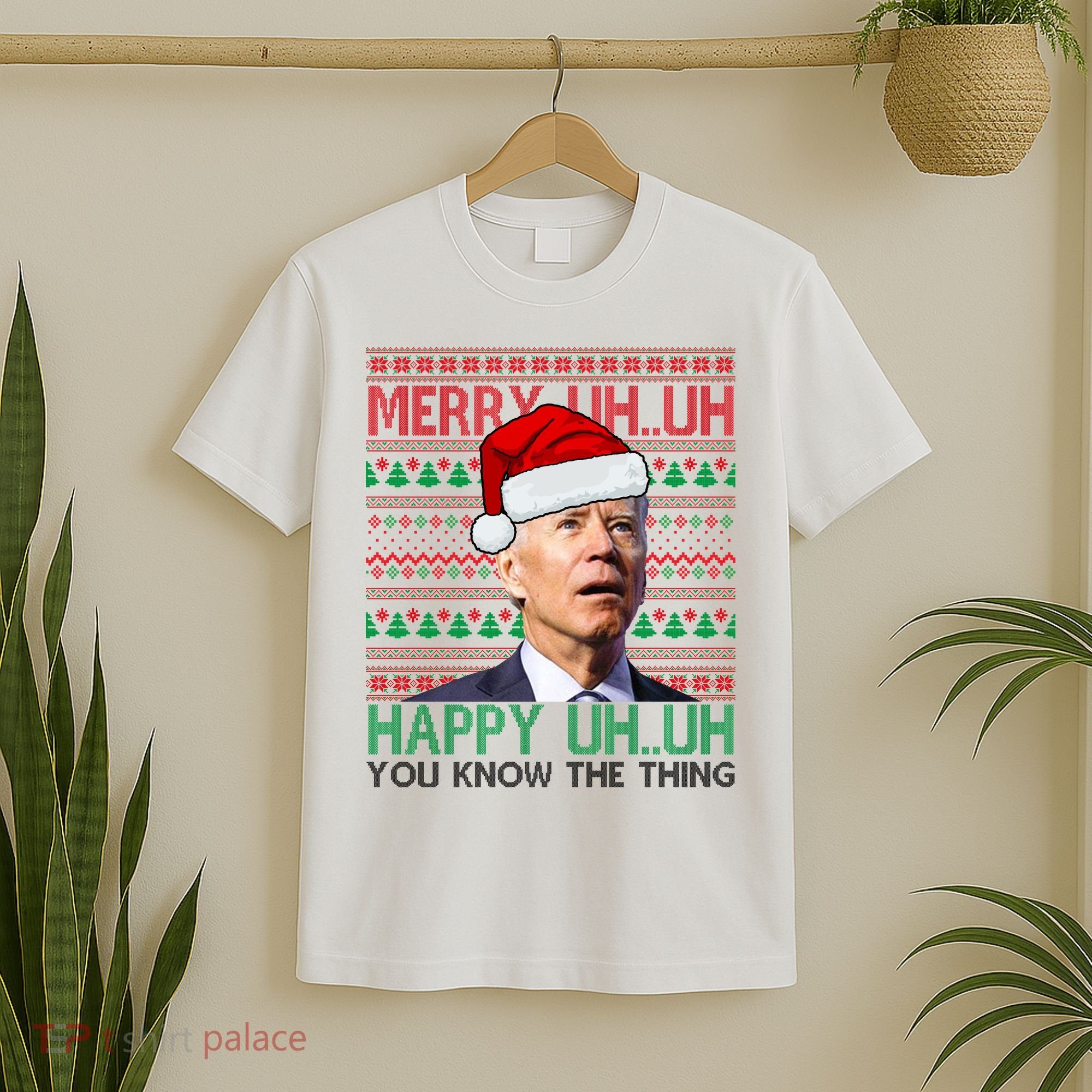Merry You Know The Thing Funny Joe Biden Christmas T-Shirt