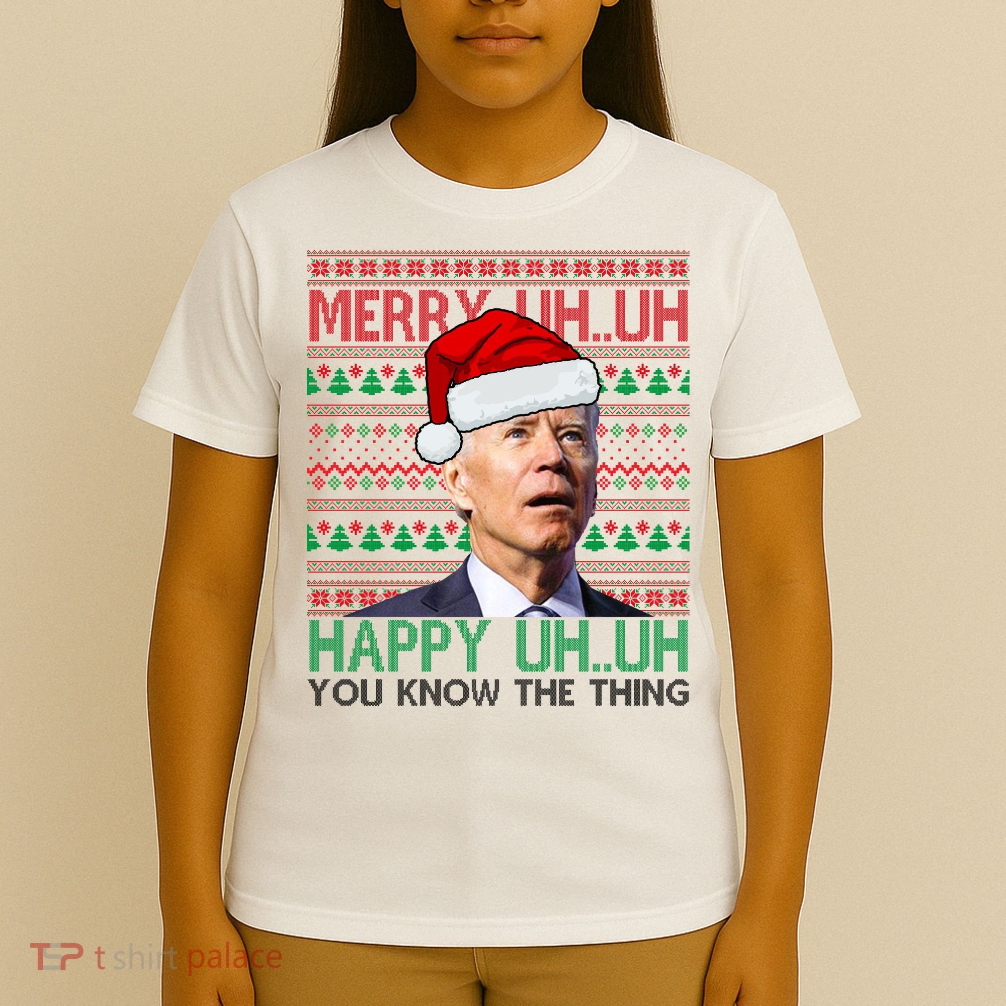 Merry You Know The Thing Funny Joe Biden Christmas T-Shirt